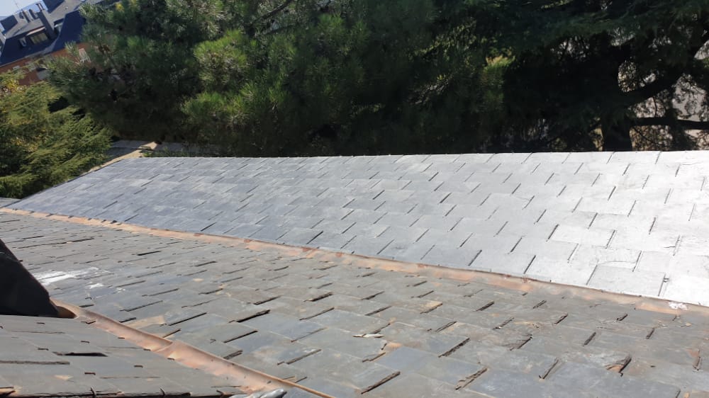 Rehabilitación de tejado en Guadarrama.