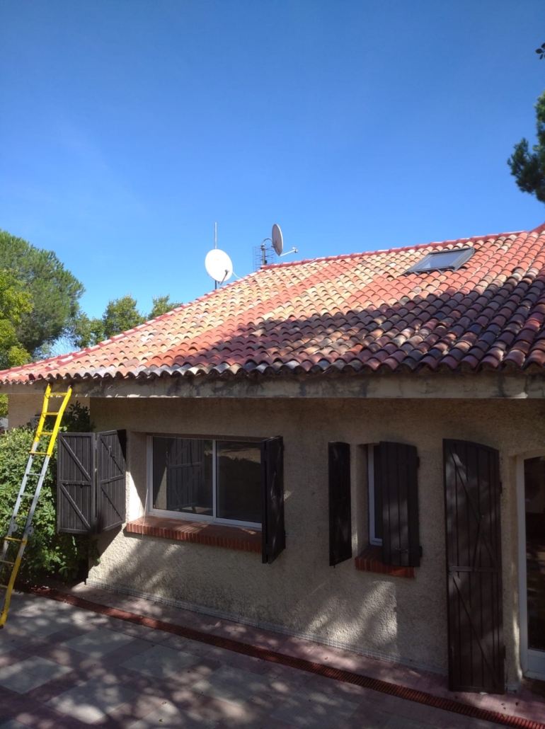 reparacion tejado teja árabe en Alpedrete